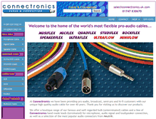 Tablet Screenshot of connectronics.uk.com