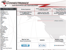 Tablet Screenshot of connectronics.com